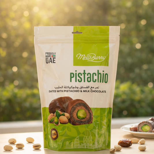MellsBurry Dates With Pistachio & Milk Chocolate